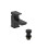 Bristan Bristan Cobalt Basin Mixer Tap with Clicker Waste Black (COB BAS BLK) 1