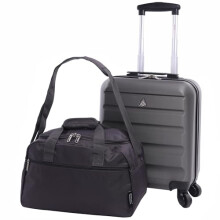 Aerolite 45x36x20cm Easyjet Maximum Size 8 Wheel ABS Hard Shell Carry On Hand Cabin Luggage Underseat Flight Travel Bag Spinner Suitcase 45x36x20 with