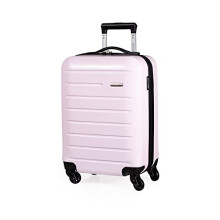 Pierre Cardin Voyager Hard Suitcase - Travel Luggage with 4 Spinner Wheels | Telescopic Drag Handle | Hard-Sided Shell Suitcases CL893 (Dusty Pink,