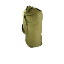 Highlander Mens Army Combat Military Shoulder Kit Travel Duffle Drum Bag Canvas Surplus Equipment New