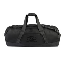 Highlander Hauler 120L Duffel Bag Black – Heavy-Duty Water-Resistant Travel & Camping Holdall
