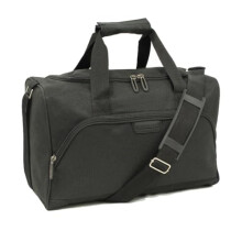 Small Travel Holdalls - Ryanair Cabin Approved Hand Luggage Size Bags, Polyester Duffle 40x25x20cm, 20 Litre Onboard Carry-On - Black
