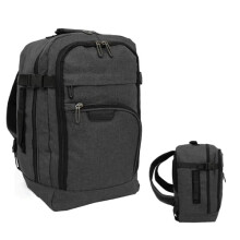 Bordlite Travel Underseat Cabin Approved Backpack, Lightweight Travel Rucksack, Premium Carry on Bag, 40x20x25cm - Black