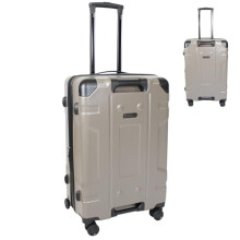 Bordlite Lightweight 24-Inch ABS Medium Suitcase, Hard Shell Travel Luggage with TSA Lock, Expandable Design, 360 Spinner Wheels, 3.5kg - Bronze
