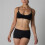 Bralette- und Boyshort-Höschen-Set mit Spitzenbesatz,-Blau L 6
