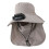 Breathable Sun Hat with Cooling Fan Solar Panel Technology-Gray 1