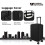 HYPER VENTURE Luggage Cover Suitcase Protetor, Black, M, Black 2