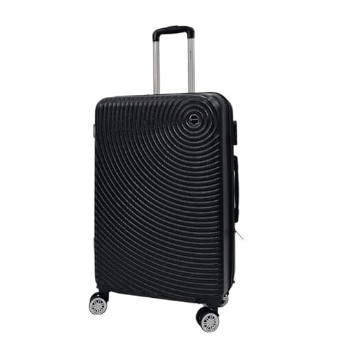 Black Medium Check in Suitcase 72 x 47 x 25 cm Hard Shell Luggage Case
