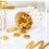 Plastic voedselbussen met gouden rand, verzegelde-wit 9