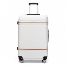 Infinity Medium Suitcase 24" Lightweight Hard Shell Luggage 4 Wheels Spinner 3-Digit Combination Lock Hard Shell Luggage for 15 to 20kg