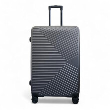 Infinity Large Suitcase 28" Lightweight Hard Shell Luggage 4 Wheel Spinner Hard Shell Check in Luggage for 23kg Grey