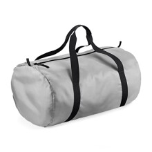 BagBase BG150 Packaway Barrel Bag - Silver/Black