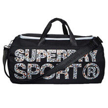 Superdry SPORT BARREL BAG - STYLE CODE:GS4002JT- BLACK/LOLA LEAPORD CORAL
