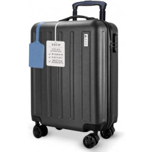 AVIO Jett 55cm Cabin Suitcase – Lightweight Hard Shell Carry On Luggage with 4 Spinner Wheels, Telescopic Handle & 3-Digit Lock – Airline Approved