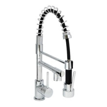 Milano Mirage Chrome Lever Handle Kitchen Sink Mixer Tap Swivel Spout Pull Out Spray Head