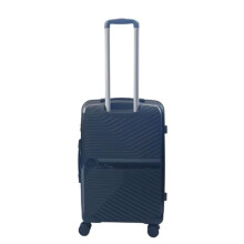 Luggage Suitcase Travel Bag Carry On Hand Cabin Check in Hard-Shell 4 Spinner Wheels - Black M