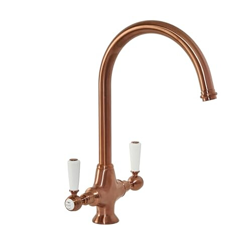 Milano Milano Elizabeth Brushed Copper Lever Handle Kitchen Sink Mixer Tap