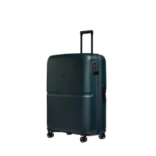 ANTLER - Single Stripe Hard Shell Large Suitcase - Durable, Lightweight & Expandable, 4 Spinner Wheels - Adjustable Handle, TSA Lock, 81.3cm - Indigo