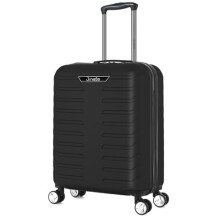 JRNEE Cabin Suitcase 55 x 35 x 20 cm Carry On Hand Luggage - ABS Hard Shell Ryanair Underseat Compatible 19 Inch Travel Bag - Lightweight, Water