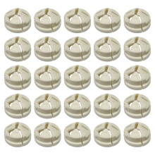 Geen Metalen drukknopkabelconnector Elektrische-Wit 25 stuks