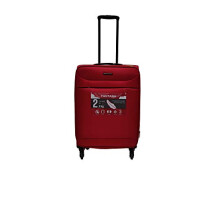 New FANTANA Cabin Luggage/Suitcase RFID Blocking Spinner Cases with TSA Lock (Red, Medium - 24" - 68 x 43 x 26cm)