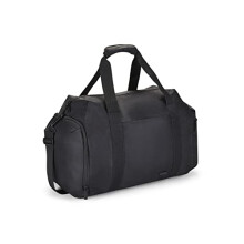 Rock District Holdall Small Cabin Duffle Bag in Black - Timeless, Versatile Design - Ideal for Gym, Overnight Trips and Short Getaways, Shoe