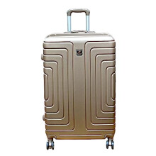 VIPER Suitcase Travel Luggage Trolley 4 Wheel Lightweight Hard Shell PC+ABS Cabin Case (Light Gold, 24")