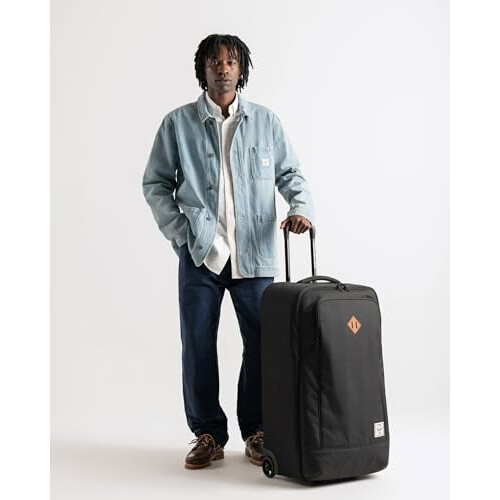 Herschel Heritage Softshell Medium Luggage, Black, Medium 92L, Heritage Softshell Medium Luggage 2