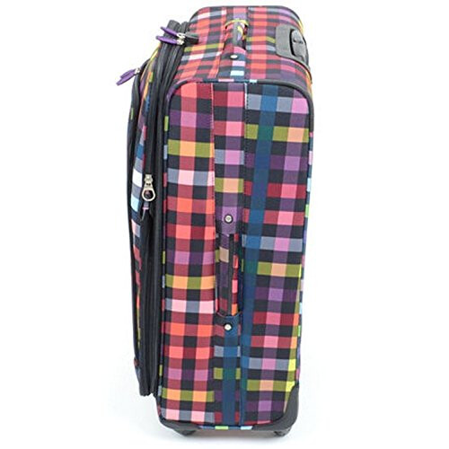 HIGHBURY - 4 Spinner Wheel Suitcase Trolley Case - Multi Coloured Box Design (28 2