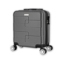 WORLD EXPLORER Cabin Suitcase ABS Hard Shell 360 Spinner Wheels & Com-bination Lock Lightweight 30L Underseat Cabin Luggage and Suitcase EasyJet