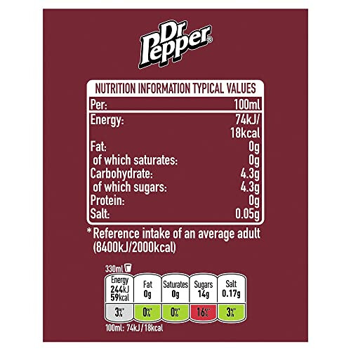 Dr Pepper Dr Pepper, 4 x 330 ml 2