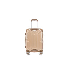 Hadi London Cabin Size Suitcase 20 Inch – Lightweight Hard Shell Trolley Luggage with Spinner Wheels, TSA Lock & Anti-Theft Zipper – Hardside