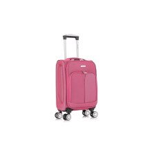 Cabin Carry on Suitcase 20" Lightweight 4 Wheels Spinner 3-Digit Combination Lock Soft Shell Luggage Hand Luggage Flight Bag for EasyJet Ryanair