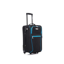 Cabin Suitcase 20" Carry On Suitcase Super Lightweight Luggage 20% Expandable 2 Wheel Soft Shell Luggage with Built in Combination Lock for All