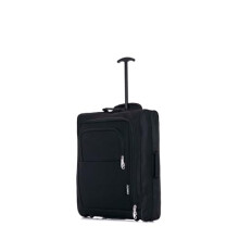 Easyjet 45x36x20 Carry on Suitcase Approved Underseat Cabin Bag Case Lightweight Hand Luggage 1.3kg 33L Black