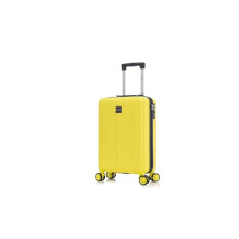 Cabin Suitcase 20" Lightweight 4 Wheel Spinner ABS Hard Shell Luggage for EasyJet Ryanair 55x35x20 (35 Litre)