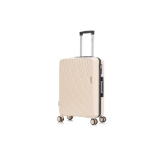 Medium Suitcase 24" Lightweight 4 Wheel Spinner ABS Hard Shell Luggage for 15 to 20kg 66 Litre