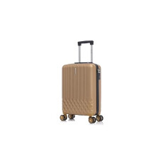 20" Cabin Suitcase Lightweight 4 Wheel Spinner ABS Hard Shell Luggage for EasyJet Ryanair 55x35x20cm (35 Litre)