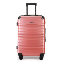 Fly Kite Luggage 24 Inch Medium Suitcase PC+ABS Hard Shell with Aluminium Trolley Handle, Real TSA 3 Digit Secure Lock 360 Smooth Wheels Lightweight