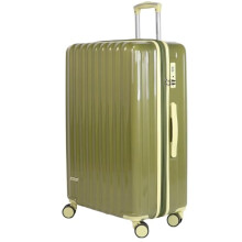 Fergana 28" Large Polycarbonate Hard Shell Suitcase, Lightweight Spinner Luggage with Built in TSA Lock, Durable Travel Trolley Case for Checked
