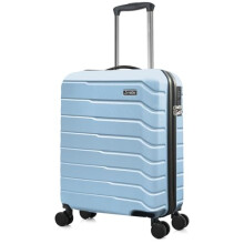 JRNEE Cabin Suitcase 55 x 40 x 20 cm Carry On Hand Luggage - ABS Hard Shell Ryanair Underseat Compatible 20 Inch Travel Bag - Lightweight, Water