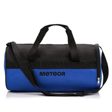 meteor Gym Duffel Cabin Holdall Bag - Lightweight Sports Luggage with Shoe Compartment, Shoulder Strap, Underseat Hand Size for Travel Workout Weekend