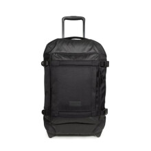The Tranverz CNNCT S Eastpak Coated CNNCT Coat Suitcase with Wheels Rugged and Waterproof Material, Black, 51 cm x 32,5 cm x 25 cm