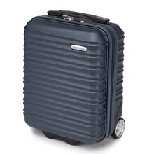 WITTCHEN Travel Suitcase Carry-On Cabin Luggage Hardshell Made of ABS with 4 Spinner Wheels Combination Lock Telescopic Handle Groove Line Size Small