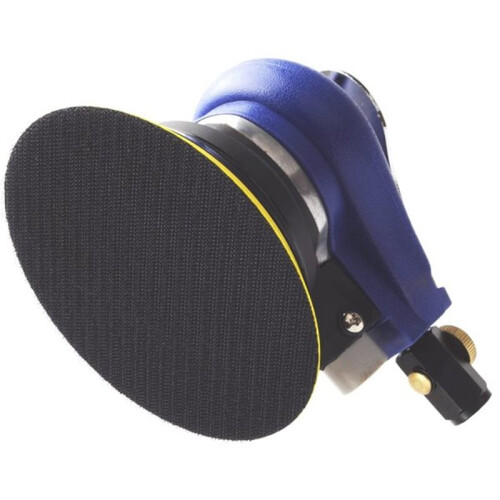 Lixadeira Orbital Aleatória Pneumática de 5 Polegadas, com Kit de Lixamento e Enceramento, para Remoção de Ferrugem e Polimento de Carros 2