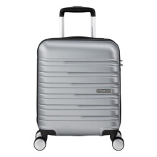 American Tourister Flashline - Spinner S, Hand Luggage, 45 cm, 23L, Silver (Sky Silver)