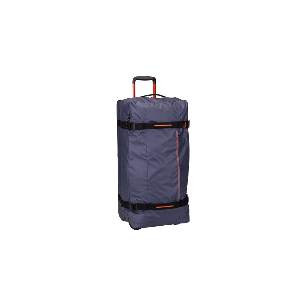 American Tourister Urban Track Duffle Travel Bag L, Navy/Orange, Standard Size, Wheeled Travel Bag