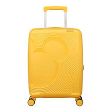 American Tourister Mickey Magic - Carry-on Suitcase 55 x 40 x 20/23 cm - Hard Shell Cabin Trolley for Ryanair, easyJet & Most Airlines, 37/44 L,