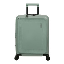 American Tourister Suitcase DashPop Spinner 55/23 Front Pocket Laptop Iceberg Green