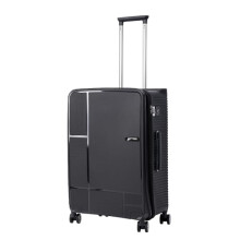 AMERICAN TRAVELLER Travel Mate Medium Suitcase 24” – Front Opening Lightweight Polypropylene Expandable Hard Shell Luggage with TSA Lock & 360